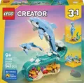 Produktbild: 31385 LEGO CREATOR 3-in-1-Set Meerestiere: Wunderschöne Delfine (31385)