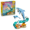 Produktbild: LEGO Creator 3in1 Sea Animals: Beautiful Dolphins Toy - Sea Animal Figure Transf