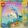 Produktbild: 31385 LEGO® CREATOR 3-in-1-Set Meerestiere: Wunderschöne Delfine (31385)