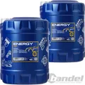 Produktbild: 2x10L MANNOL ENERGY 5W-30 MOTORÖL passend für VW 502 505.00 BMW LL-98 MB 229.5