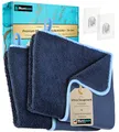 Produktbild: BLUMBACH® Trockentuch Dusche 2-Set 700 GSM 40x60cm | Extrem Saugstarkes Mikrofaser Putztuch, Trockentuch Auto | Ultra Wipes Trockentücher | Putztuch Bad & Auto | Deutsche Marke