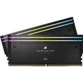 Produktbild: CORSAIR Dominator Titanium RGB schwarz DIMM Kit     64GB, DDR5-6400, CL32-40-40-84, on-die ECC
