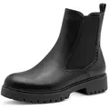Produktbild: Tamaris Chelseaboots, Blockabsatz, Stiefelette mit Kontrast-Rahmennaht schwarz 41 EU