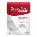 Produktbild: DRACOPOR sensitiv Verband steril Silikonkleber 5x7,2 cm 3 Stück Pflaster