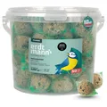 Produktbild: 50 Meisenknödel mit Netz im Eimer 4,25 kg – Vogelfutter mit Getreideflocken &...