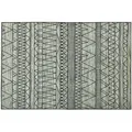 Produktbild: Beliani Kurzflor-Teppich, Schwarz, Kunststoff, Grafikmuster, Rechteckig, 160x230 cm, Teppiche & Böden, Teppiche, Naturteppiche