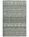 Produktbild: Moderner, gemusterter Teppich in Schwarz-Grau 160 x 230 cm Keban