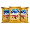 Produktbild: Candy Pop Twix 3er Pack – Süß-salziges Popcorn mit echten Twix-Stücken | USA-Import | Knusprig, schokoladig & karamellig | Perfekt für Filmabende & Partys