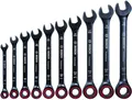 Produktbild: Bosch Professional 10 tlg. Ring Maulschlüssel mit Ratschenfunktion (8-19 mm) NEU