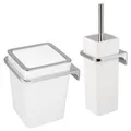 Produktbild: Badezimmer-Set, Zubehör-Set 2-tlg., Kunststoff, Savona weiß