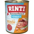 Produktbild: Rinti Kennerfleisch Junior + Huhn 12x800g