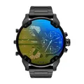 Produktbild: Diesel Herrenuhr Mr. Daddy 2.0, Chronographenwerk, 57mm schwarzes Edelstahlgehäuse mit Edelstahlarmband, DZ7460