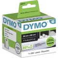 Produktbild: DYMO Original Etikett für LabelWriter, Adressen - weiss - permanent haftend, 1 x 260 Etiketten