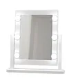 Produktbild: Fantasia Beauty® Hollywood Spiegel mit Beleuchtung - Dimmbare LED-Lampen, 2 Lichtfarben, Touch-Bedienung - Schminkspiegel für Schminktisch - Perfekt für Make-Up & Styling