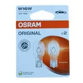 Produktbild: 2 x Osram W16W 12V 16W W2,1x9,5d Glassockellampe 921-02B Lampe KFZ