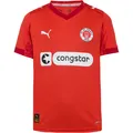 Produktbild: PUMA FC St. Pauli 25-26 4th Teamtrikot Kinder in burnt red-puma white, Größe 140