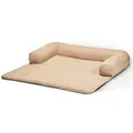 Produktbild: lous Hundematte Sofaschutz, Sofadecke mit Rand - Hundedecke, Hundebett, Hergestellt in Deutschland - waschbar bis 90° C beige 97 cm x 117 cm