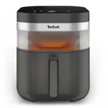Produktbild: Tefal Easy Fry Infrared Heißluftfritteuse, 7 L Fassungsvermögen, Infra-Heat-Technologie, doppelte Heizelemente, 8 voreingestellte Programme, LED-Sichtfenster, bis zu 8 Portionen, Dunkelgrau, EY832HE0