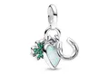 Produktbild: Pandora Charm Kristall Charm-Vierblättriges Kleeblatt, und Hufeisen