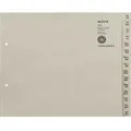 Produktbild: Leitz Registerserie 13120085 DIN A4 A-Z für 12Ordner Tauenpapier grau