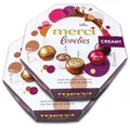 Produktbild: 2 er Pack merci lovelies Creamy 2 x 185g Geschenkverpackung mit 14 einzeln verpackten Pralinen. 4-fach sortiert.