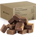 Produktbild: Flammingo® Ökologische Anzündwürfel, braun - ca. 875 Stk, 7 kg Karton - Brenndauer ca. 12 min pro Würfel, 27x27x15 mm - Grillanzünder, Kaminanzünder, Ofenanzünder, Anzündwürfel, Anzündwolle, Geruchlos