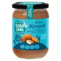 Produktbild: TerraSana Bio Mandelmus Braun (1 x 500g Glas) Reines Mandelmus aus Leicht Gerösteten Bio-Mandeln, Vielseitig Einsetzbar Mandelbutter