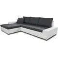 Produktbild: Sofnet Ecksofa, Weiß, Grau, Textil, 5-Sitzer, Ottomane links,Rechteckig, 266x184 cm, Wohnzimmer, Sofas & Couches, Wohnlandschaften, Ecksofas