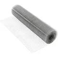 Produktbild: ECD Germany Volierendraht Drahtgitter Silber 19x19mm Masche, 1x10m, 0,75mm dick, verzinkter Stahl, 4-eck Drahtzaun Schweißgitter Maschendrahtzaun - Silber