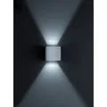 Produktbild: LED Außenwandleuchte SIRI 44, IP54, eckig, Up/Down, verstellbar, 7W 3000K 390lm,
