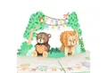 Produktbild: papercrush Geburtskarte Hello Baby, Pop-Up Karte zur Geburt von Mädchen & Jungen, Handgemacht