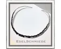 Produktbild: Edelschmiede925 Collier Edelschmiede925 großer Silber Halsreif 925 rhod. poliert 45 cm