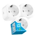 Produktbild: Echos Smart WLAN Steckdose 16A 3er Pack WiFi Smart Home Steckdose App-gesteuert