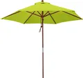Produktbild: anndora Sonnenschirm 2,5m rund Apfelgrün Winddach UV-Schutz - Apfelgrün / Limette