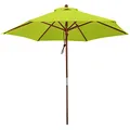 Produktbild: anndora Sonnenschirm Balkon 2,5 m rund wasserabweisend - Winddach Apfelgrün