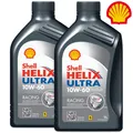 Produktbild: 2x Shell Helix Ultra Racing 10W-60 VW 501.01 505.00 Ferrari BMW M Motoröl 1L