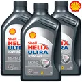 Produktbild: 3x Shell Helix Ultra Racing 10W-60 VW 501.01 505.00 Ferrari BMW M Motoröl 1L