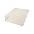 Produktbild: Wohndecke Tagesdecke Kuscheldecke Gestreift Mischgewebe Beige Grau 150 x 200 cm