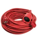 Produktbild: Gummi-Verlängerungsleitung, 20 m H05RR-F 3G1,5 Kabel mit Schutzkontaktstecker...