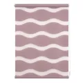 Produktbild: Lichtblick Duo-Rollo, Klemmfix, B x L: 110 x 150 cm, Welle, altrosa - rot