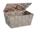 Produktbild: Badkorb mit deckel adria taupe Korb 19,00cm taupe Badkorb 10,00cm