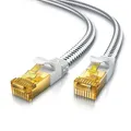 Produktbild: LAN Flachbandkabel Patchkabel Cat 7 U/FTP – Netzwerkkabel RJ45 Stecker - 30,0 m