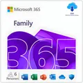 Produktbild: Microsoft 365 Family | Office | 6 Nutzer/Geräte | 1 Jahr | Code per eMail |ESD