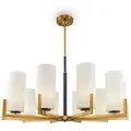 Produktbild: MAYTONI DECORATIVE LIGHTING Kronleuchter Fortano 3 86x53.4x86 cm, ohne Leuchtmittel, hochwertige Design Lampe & dekoratives Raumobjekt goldfarben