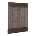 Produktbild: Ventanara® Raffrollo Bambus Bambusraffrollo Rollo inkl Montagematerial (Dunkelbraun, 60 x 160 cm)