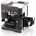 Produktbild: Ninja ES601EUBK Luxe Café Premier Siebträger-Espressomaschine (1650 Watt, integriertes Mahlwerk, 25 Mahlgradeinstellungen, integrierte Waage, 2 L... - Schwarz