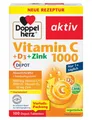 Produktbild: ✅ Doppelherz Vitamin C 1000 + D3 + Zink Depot Immunsystem  100 Tabletten ✅