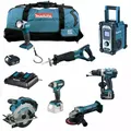 Produktbild: MAKITA LXT 18V 11tlg Akku Werkzeug Set + DTW181 Z Akku-Schlagschrauber RFE RMJ Z