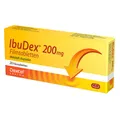 Produktbild: IbuDex® 200 mg, bei Kopfschmerzen, Zahnschmerzen und Fieber