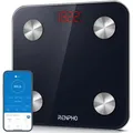 Produktbild: RENPHO Digitalwaage, schwarz, 13 Messbereiche, Genauigkeit 50 g bis 180 kg